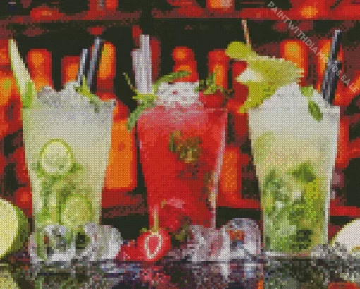 Mojito Juice Diamond Painting