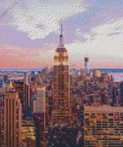 New York Sunset Diamond Painting