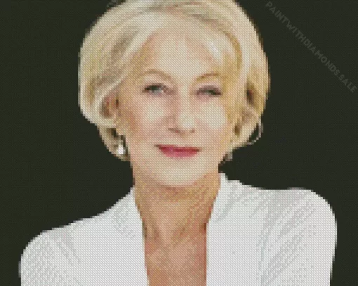 Old Helen Mirren Diamond Painting