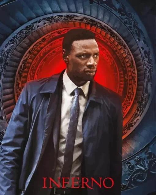 Omar Sy Inferno Diamond Painting