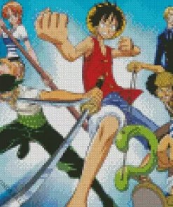 One Piece Anime Diamond Painting