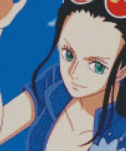 One Piece Nico Robin Header Diamond Painting