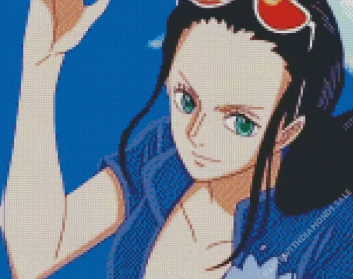 One Piece Nico Robin Header Diamond Painting