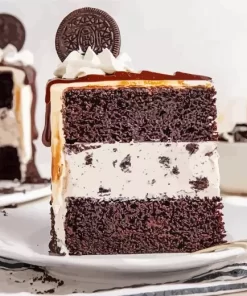 Oreo Ice Cream Cake Diamond Painting