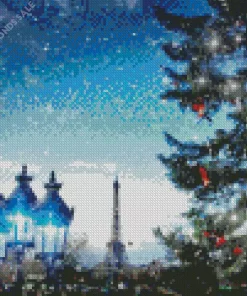 Paris At Christmas Diamond Painting