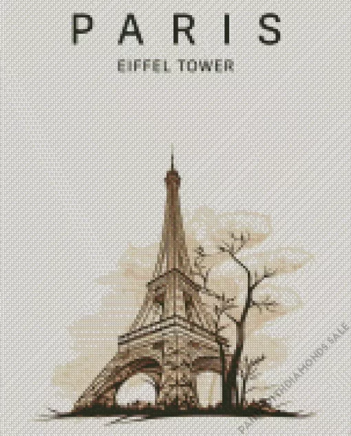 Paris Eiffel Tower Diamond Painting