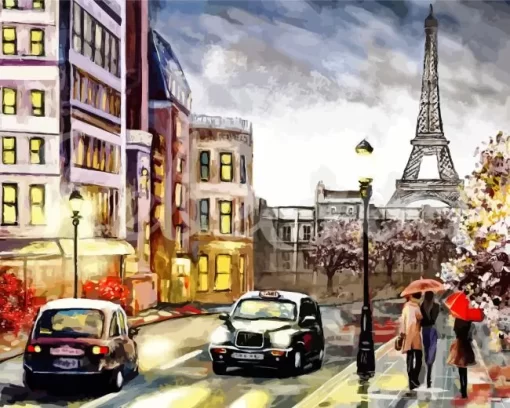 Paris Painting Art Diamond Painting