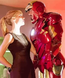 Pepper Potts And Iron Man Diamond Painting