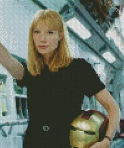 Pepper Potts From Iron Man Diamond Painting