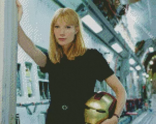 Pepper Potts From Iron Man Diamond Painting