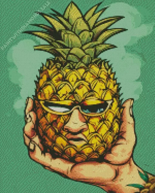 Pineapple Fruit Art Diamond Painting