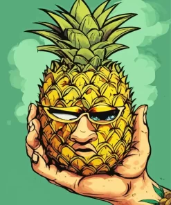 Pineapple Fruit Art Diamond Painting