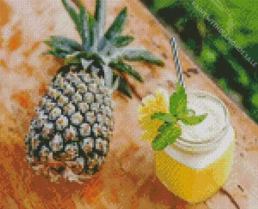 Pineapple Juice Diamond Painting