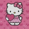 Pink Hello Kitty Diamond Painting