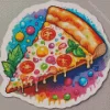 Pizza Art Diamond Painting