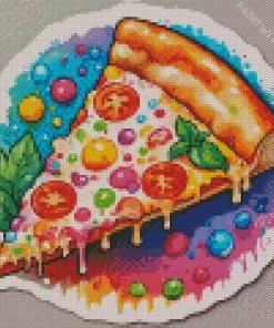 Pizza Art Diamond Painting