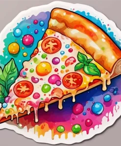 Pizza Art Diamond Painting