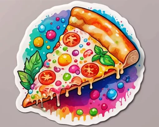 Pizza Art Diamond Painting