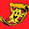 Pizza Slice Pop Art Diamond Painting