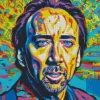 Pop Art Nicolas Cage Diamond Painting