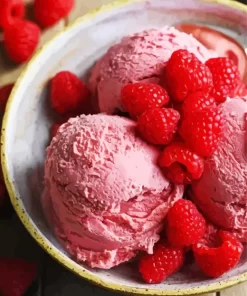 Raspberry Ice Cream Diamond Painting