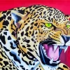 Roaring Leopard Diamond Painting