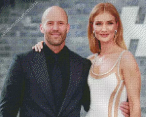 Rosie Huntington Whiteley And Jason Statham Diamond Painting