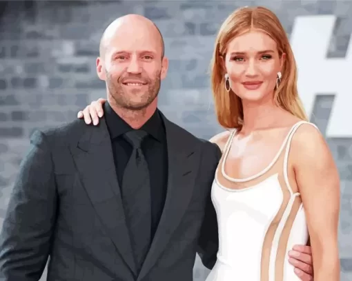 Rosie Huntington Whiteley And Jason Statham Diamond Painting