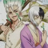 sagiri gen and senku dr stone anime Diamond Paints