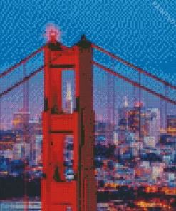 San Francisco City California Diamond Painting