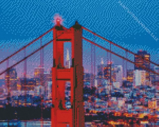 San Francisco City California Diamond Painting