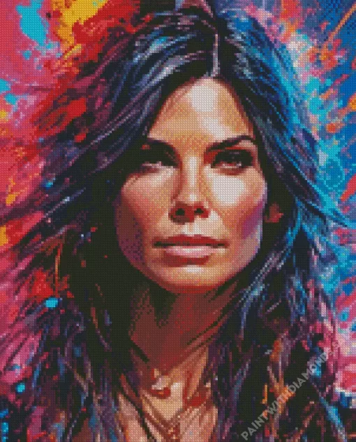 Sandra Bullock Art Diamond Painting