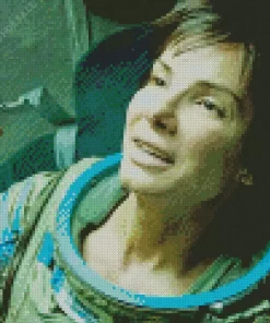 Sandra Bullock Gravity Diamond Painting