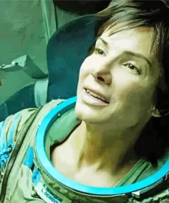 Sandra Bullock Gravity Diamond Painting