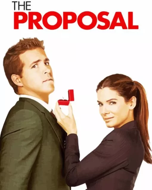 Sandra Bullock The Proposal Diamond Painting