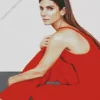 Sandra Bullock Wearing Red Diamond Painting