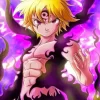 seven deadly sins meliodas Diamond With Numbers