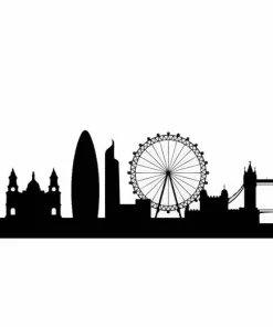 Silhouette London Skyline Diamond Painting