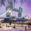 Snowy London Bridge Diamond Painting