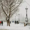 Snowy London Diamond Painting