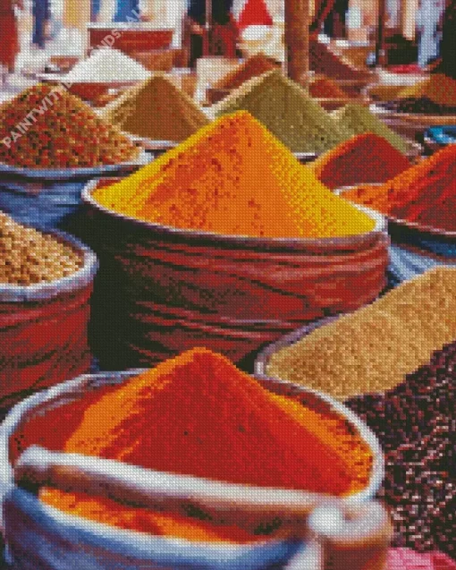 Spice Market Diamond Painting