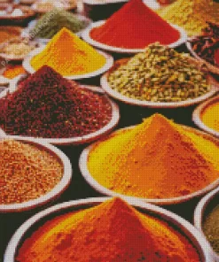 Spices Close Up Diamond Painting