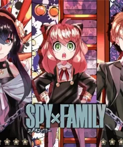 spy x family anime serie poster Diamond Paints