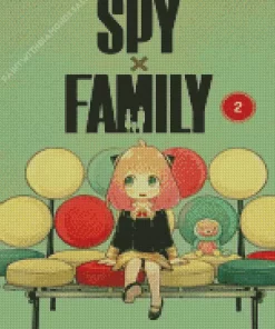 spy × family poster Diamonds By Numbers