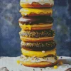 Stack Of Donuts Diamond Painting