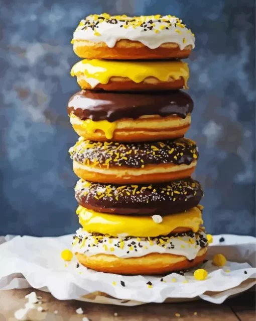 Stack Of Donuts Diamond Painting