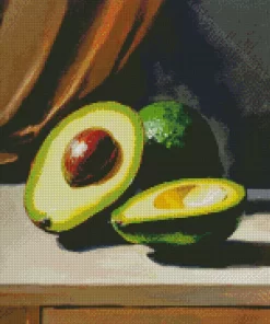 Still Life Avocado Diamond Painting