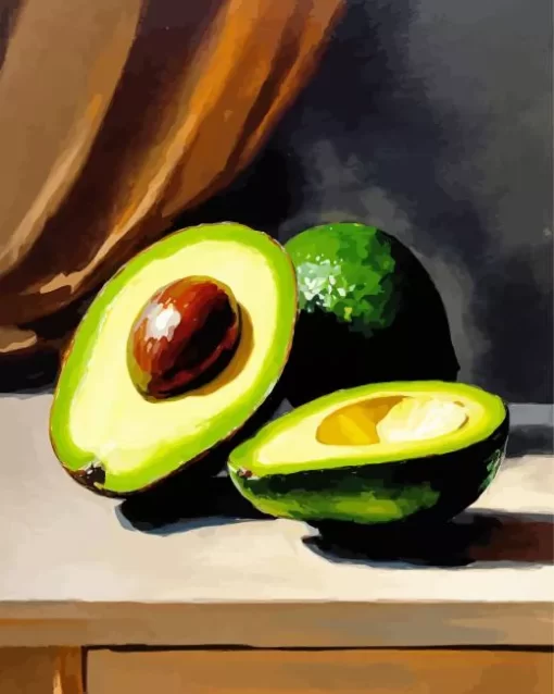 Still Life Avocado Diamond Painting