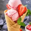 Strawberry Ice Cream Art Diamond Painting