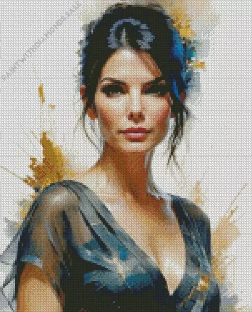 Stunning Sandra Bullock Diamond Painting